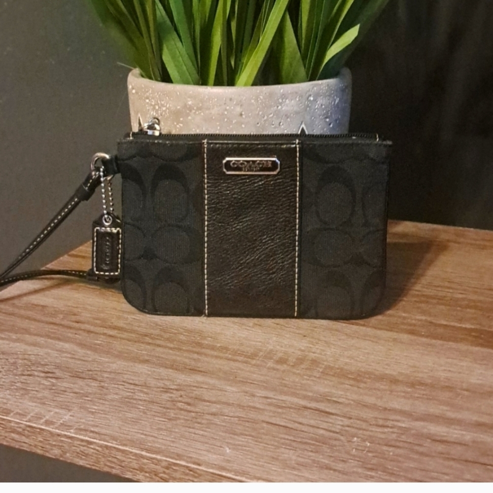 Coach Wristlet- Black